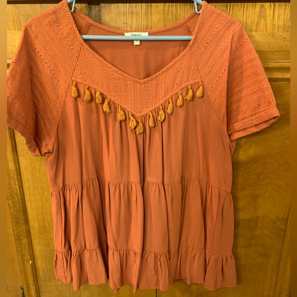 Large Jodifl Short Sleeve Blouse
